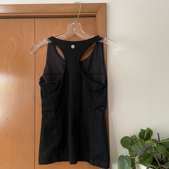 black Senita Athletics compression activewear tank - Picture 2 of 3